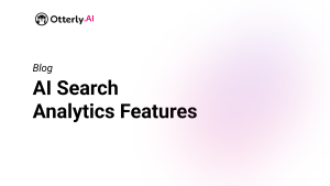 AI Search Analytics Features