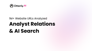Analyst Relations AI Search Study