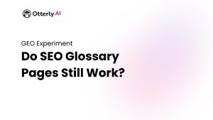 Glossary Pages in Zero Click Search